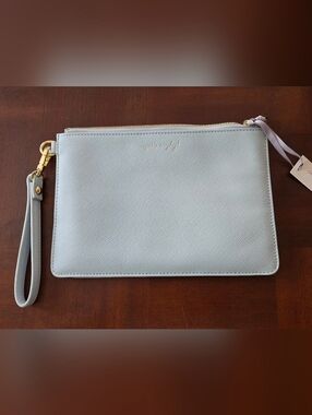 Katie Loxton Blue "Sparkle Everyday" Pouch With Wristlet